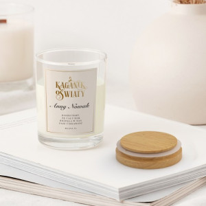 Świeca sojowa zapachowa z nadrukiem dla nauczycielki - Wspomnienia