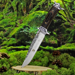 Nóż myśliwski z grawerem dla taty - Tata z wyboru