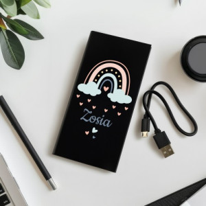 Powerbank 20000mah z nadrukiem dla nastolatki - Tęczowa Energia