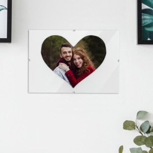 Puzzle ze zdjęcia w ramce na dzień chłopaka - W objęciach