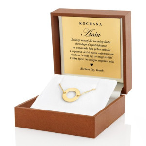 Bransoletka pozłacana na 30 rocznicę ślubu dla żony - Największy skarb