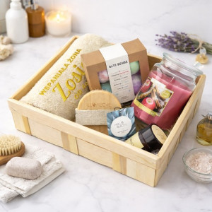 Zestaw SPA ze szczotką Lullalove® na 40 rocznicę ślubu - Wspaniała żona