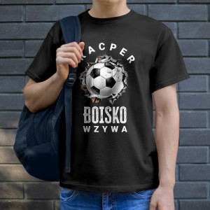 Koszulka z nadrukiem dla piłkarza Rozmiar XS - Boisko wzywa