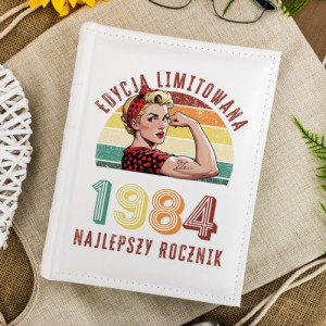 Album na zdjęcia z nadrukiem na urodziny dla niej - Najlepszy rocznik