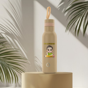 Bidon na wodę Dafi z nadrukiem dla chłopca - Back to school