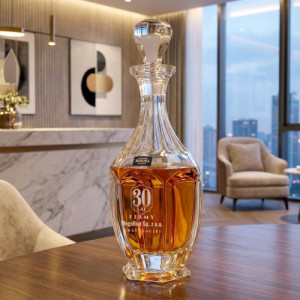 Karafka Safari ze szkła kryształowego z grawerem na 30-lecie firmy - Zysk