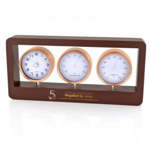 Stacja pogodowa z nadrukiem na 5-lecie firmy - Dzień jubileuszu