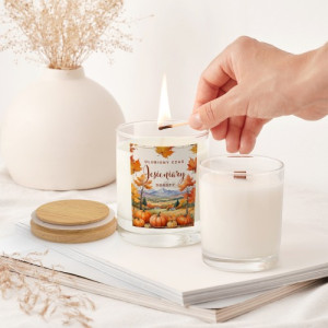 Świeca sojowa zapachowa z nadrukiem dla niej - Jesieniara