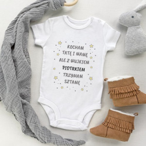 Body niemowlęce r. 74 z nadrukiem imienia - Sztama