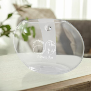 Wazon dekoracyjny z grawerem na 60 urodziny - Blask