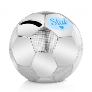 Skarbonka piłka z nadrukiem dla chłopca - Mistrzowska kasa