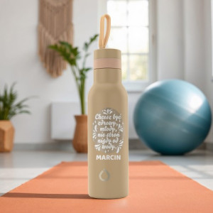 Bidon na wodę Dafi z nadrukiem dla niego - Wiecznie młody