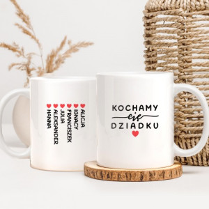 Kubek z nadrukiem dla dziadka - Twoje wnuki