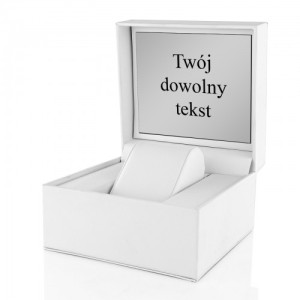 Pudełko na zegarek z grawerem dedykacji - Kapsuła czasu
