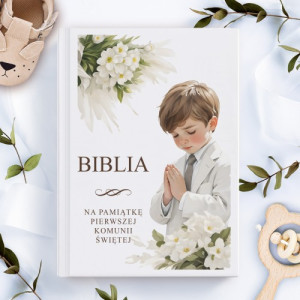 Biblia dla dzieci na komunię dla chłopca - Biblijny skarb
