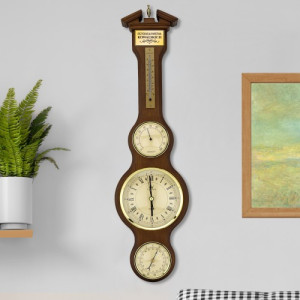 Stacja pogody termometr, higrometr, barometr na parapetówkę - Rezydencja