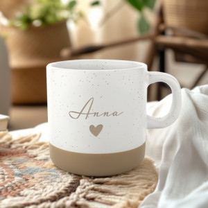 Kubek ceramiczny z grawerem dla niej - Aromat poranka