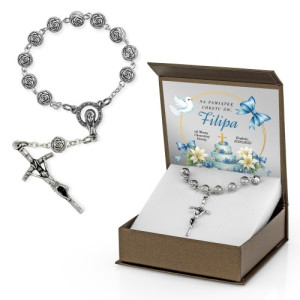 Dziesiątek różańca na chrzest dla chłopca - Dziecięca wiara