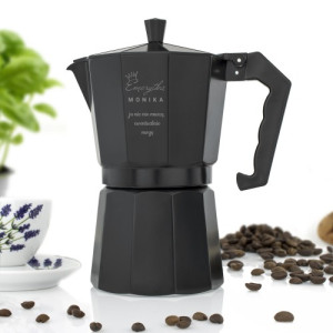 Kawiarka ciśnieniowa z grawerem na emeryturę - Nic nie muszę