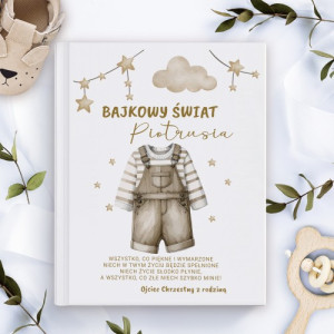 Księga baśni Kot w butach dla chłopca z nadrukiem - Słodki czas