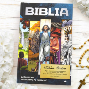 Biblia komiks z grawerem dla dziecka - Dzień natchniony