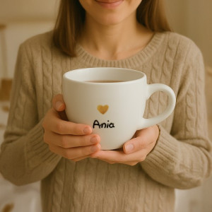 Kubek litrowy XXL z imieniem dla niej - Litr szczęścia