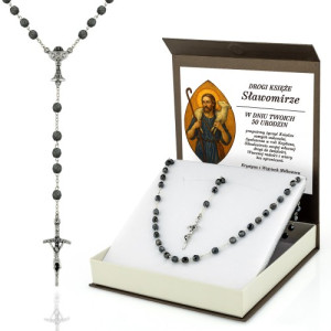Różaniec kryształowy dla księdza na urodziny - Kapłan