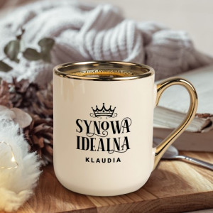 Kubek ze złotym uchem dla synowej - Najlepsza po mężu
