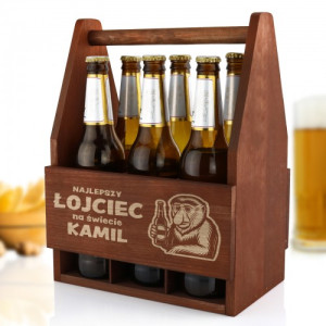 Skrzynka na piwo z grawerem dla taty - Tatusiowe pogotowie