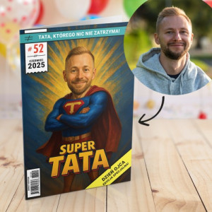 Kartka na Dzień Ojca ze zdjęciem taty - Niezastąpiony