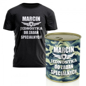 Koszulka z nadrukiem dla żołnierza Rozmiar XL - Jednostka specjalna