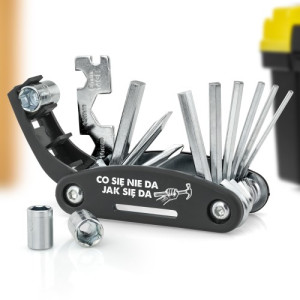 Multitool rowerowy 16w1 z nadrukiem dla niego - Cudotwórca
