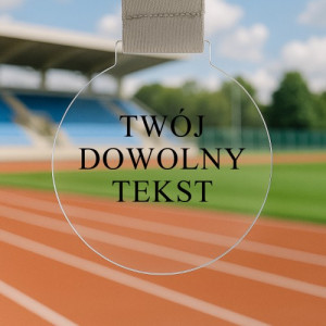Medal z pleksi z nadrukiem 10 sztuk - Twój tekst