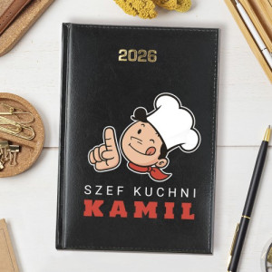 Kalendarz na 2026 z nadrukiem dla kucharza - Smaczne Plany