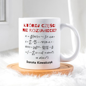 Kubek z nadrukiem dla matematyka - Matematyczny łyk