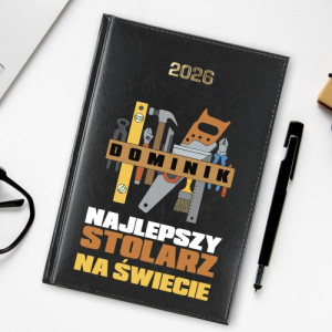 Kalendarz 2026 z nadrukiem dla stolarza - Drewniany porządek