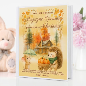 Księga baśni Jaś i Małgosia z dedykacją dla chłopca - Magiczne opowieści