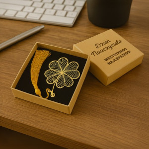 Zakładka do książki z nadrukiem na Dzień Nauczyciela - Mądrość