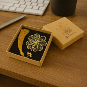 Zakładka do książki z nadrukiem dla mola książkowego - Czytelniczy ślad