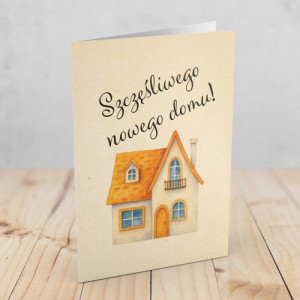 Kartka na parapetówkę - Nowe progi