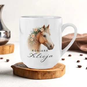 Kubek z nadrukiem dla koniary - Galopem po marzenia