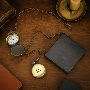 Zegarek kieszonkowy z grawerem dla mężczyzny - Personalny styl