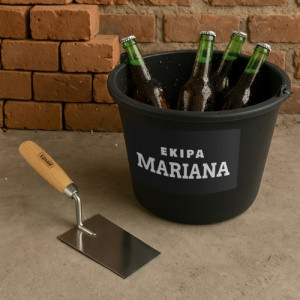Wiadro z kielnią dla kierownika budowy - Ekipa majstrów
