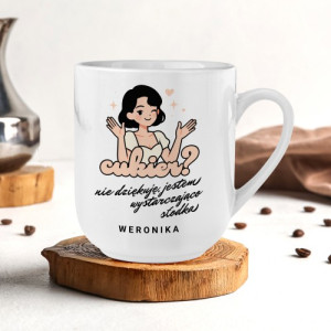 Kubek z nadrukiem dla kobiety - Wystarczająco słodka