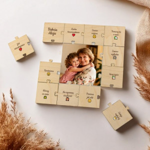 Fotopuzzle ze zdjęcia dla babci - Bezwarunkowa miłość