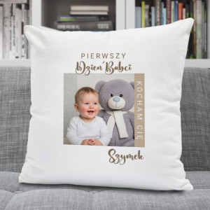 Poduszka z nadrukiem na pierwszy dzień babci - Moc wspomnień