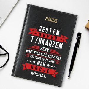 Kalendarz 2026 z nadrukiem dla tynkarza - Zawsze mam rację