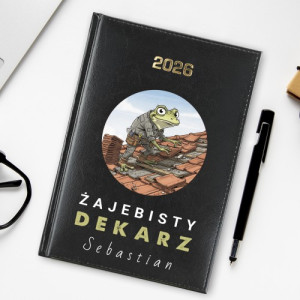 Kalendarz 2026 z nadrukiem dla dekarza - Dachowiec