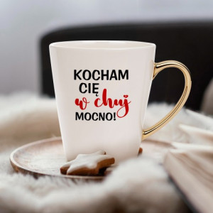 Kubek do kawy z nadrukiem dla ukochanej - Żarliwe uczucie