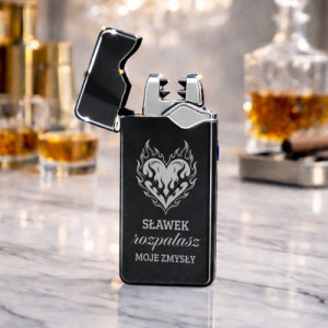 Zapalniczka plazmowa USB z grawerem dla faceta - Rozpala zmysły